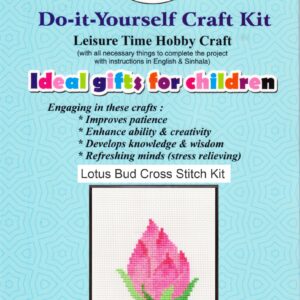 Lotus Bud Cross Stitch Kit