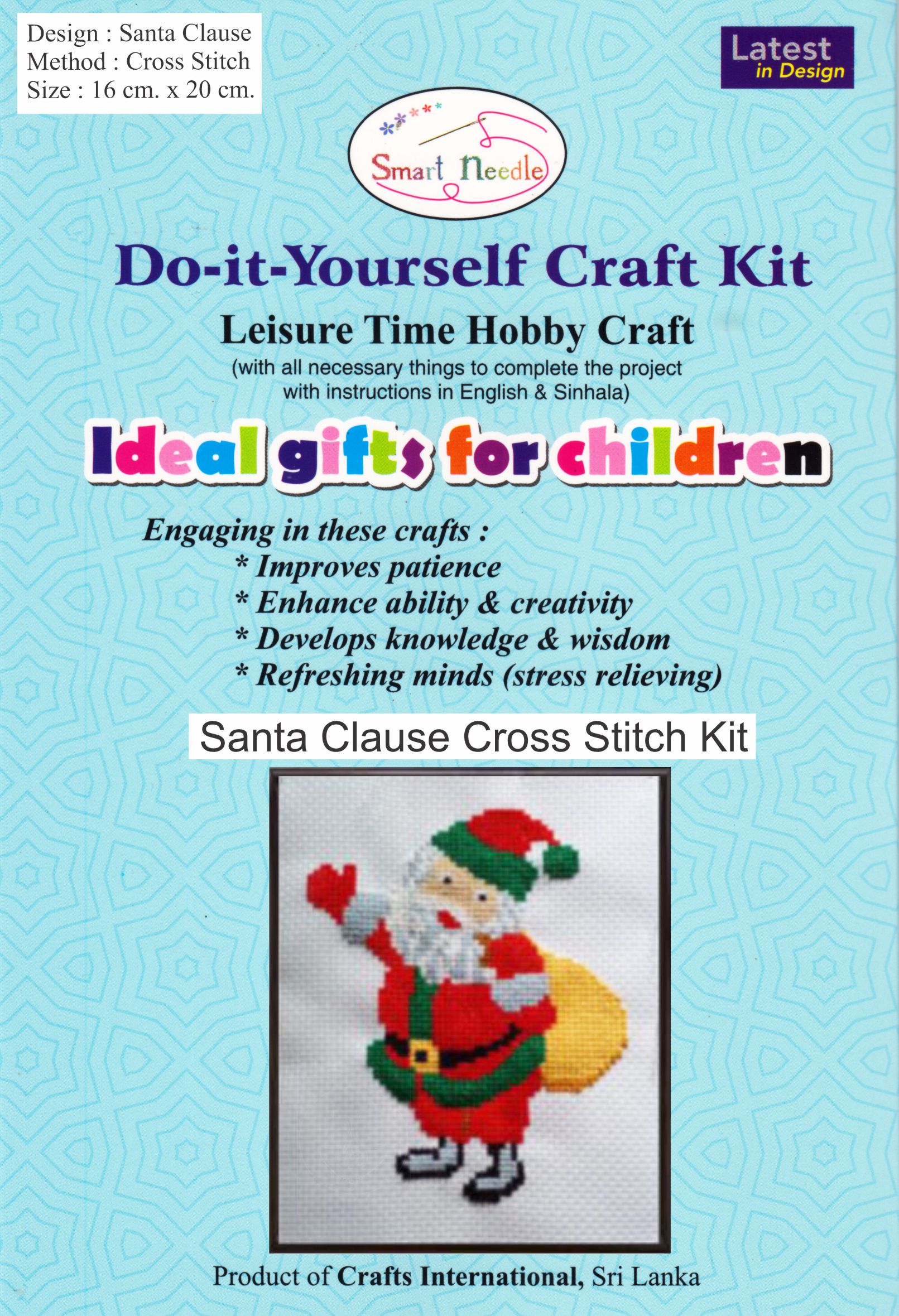 Santa Clause Cross Stitch Kit